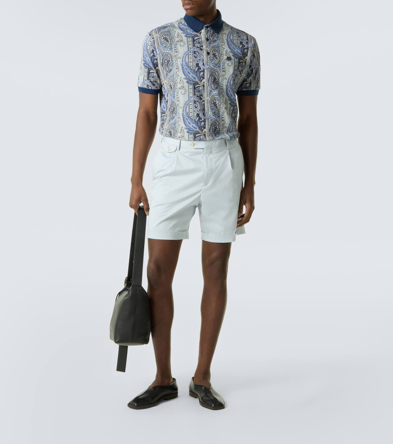 Etro Paisley cotton polo shirt outlook