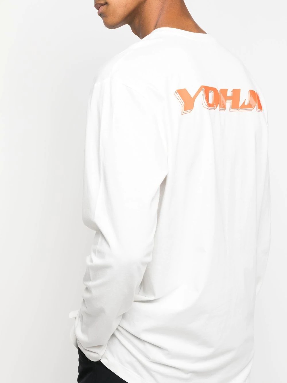 logo-print long sleeved T-shirt - 6