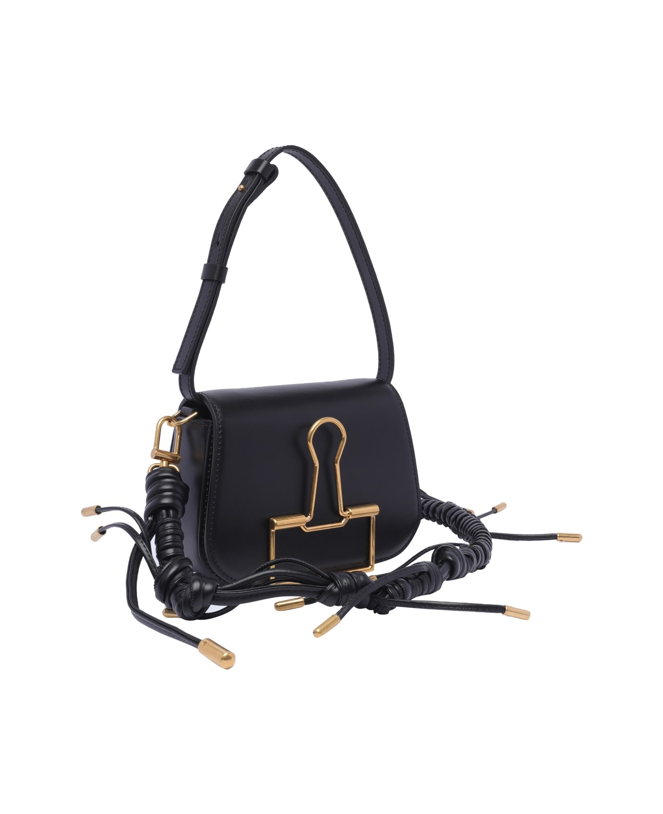 Skeleton Binder Leather Shoulder Bag - 2