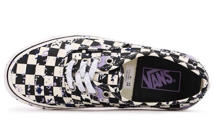 Vans Authentic Sneakers Black White Blackwhitepurple VN0A5KX48FI - 2