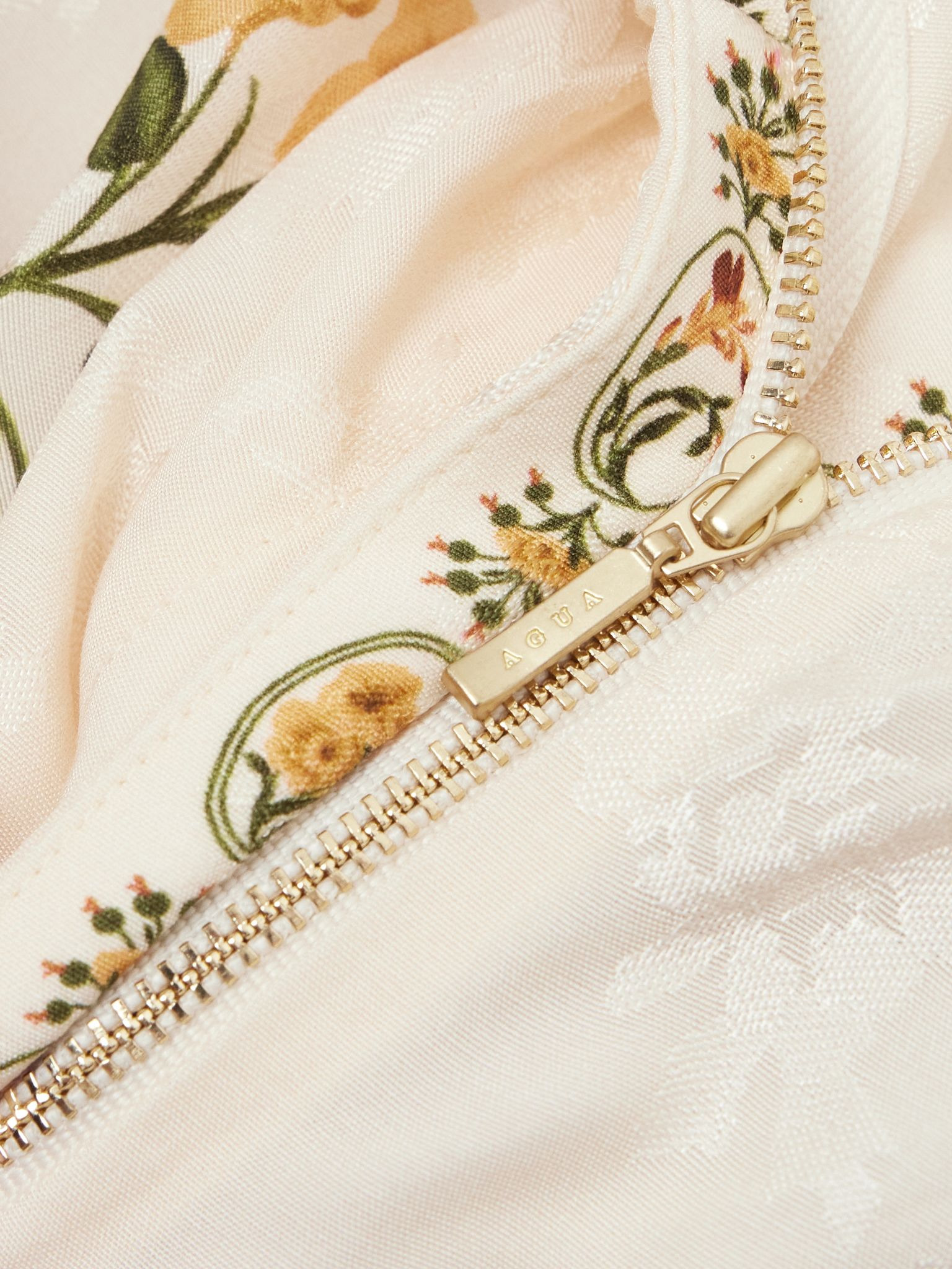 Tota Canna jacquard wide-leg pants Cream - 5