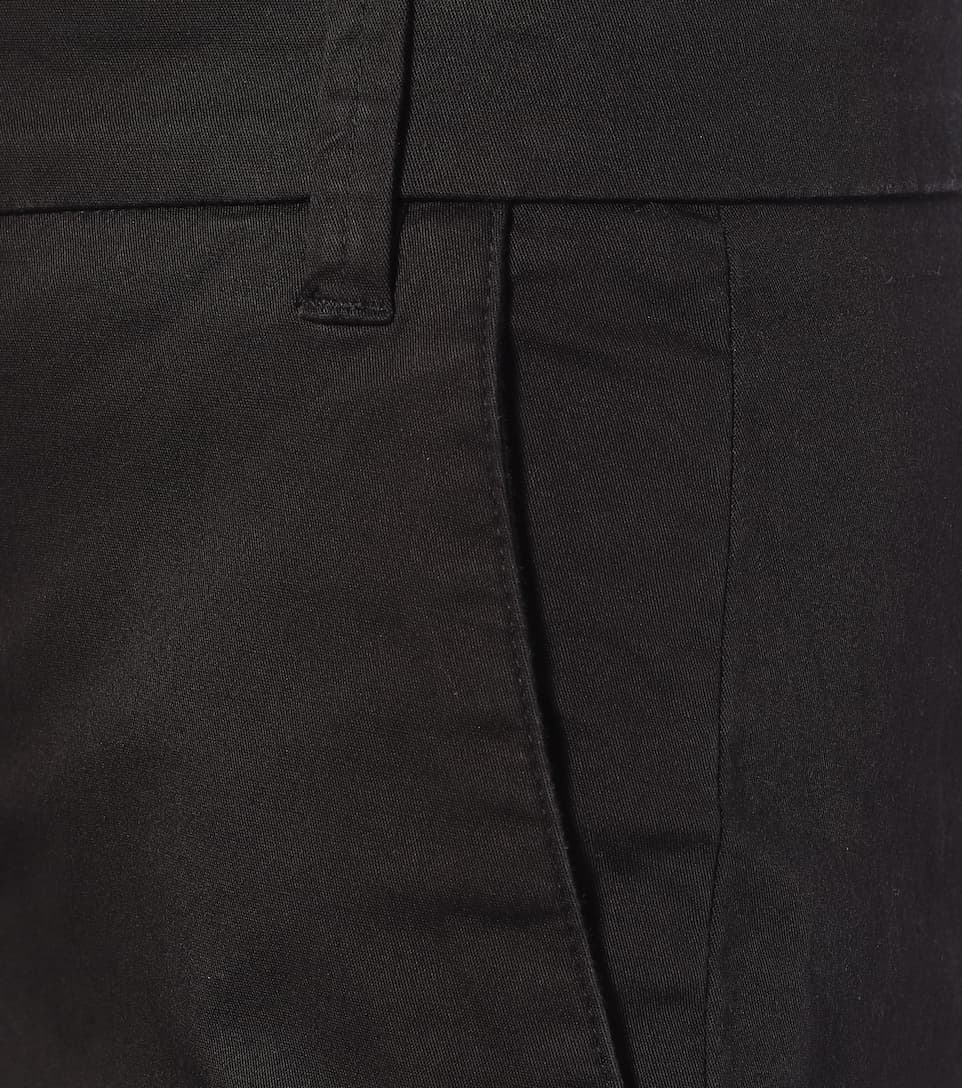 Mid-rise cotton Bermuda shorts - 4