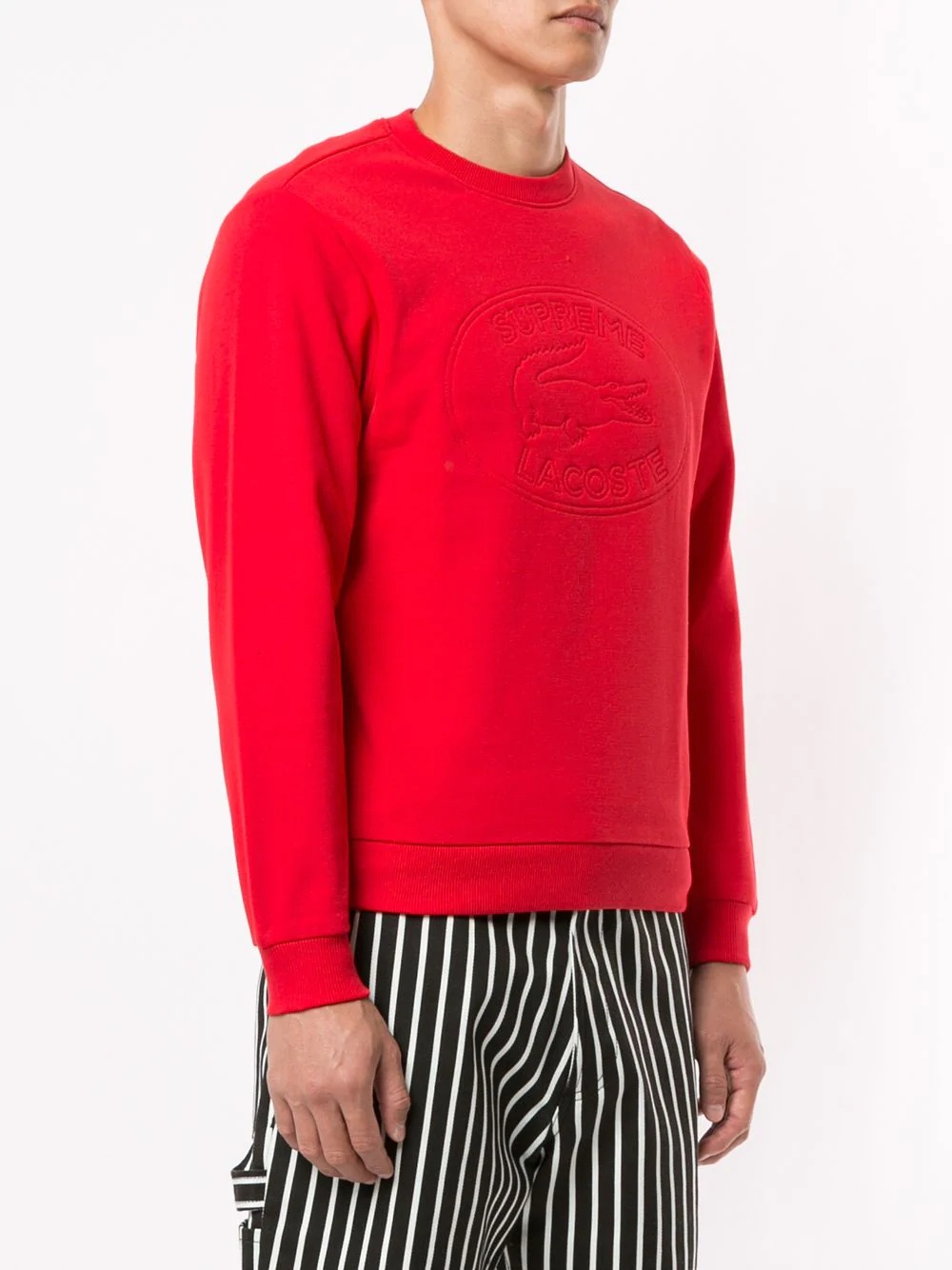 x Lacoste Pique crew neck sweatshirt - 3