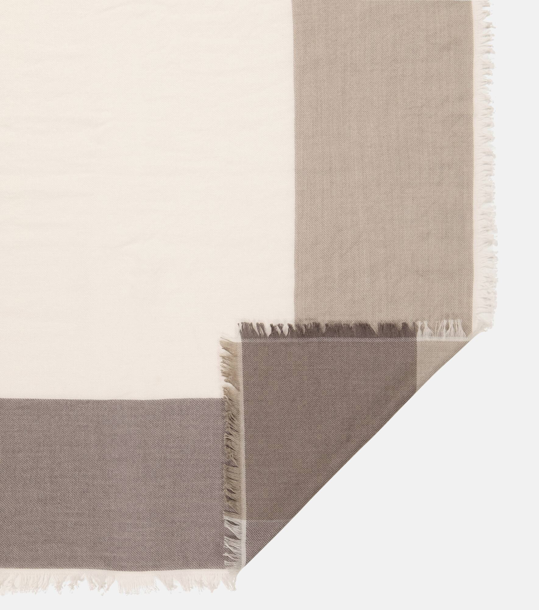 Carre silk and cashmere scarf - 5