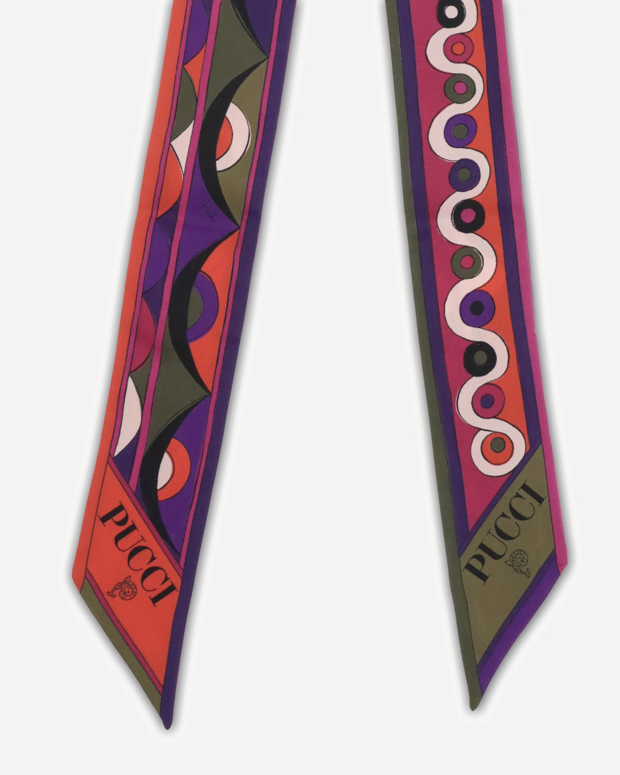 Printed silk Scarf - 3
