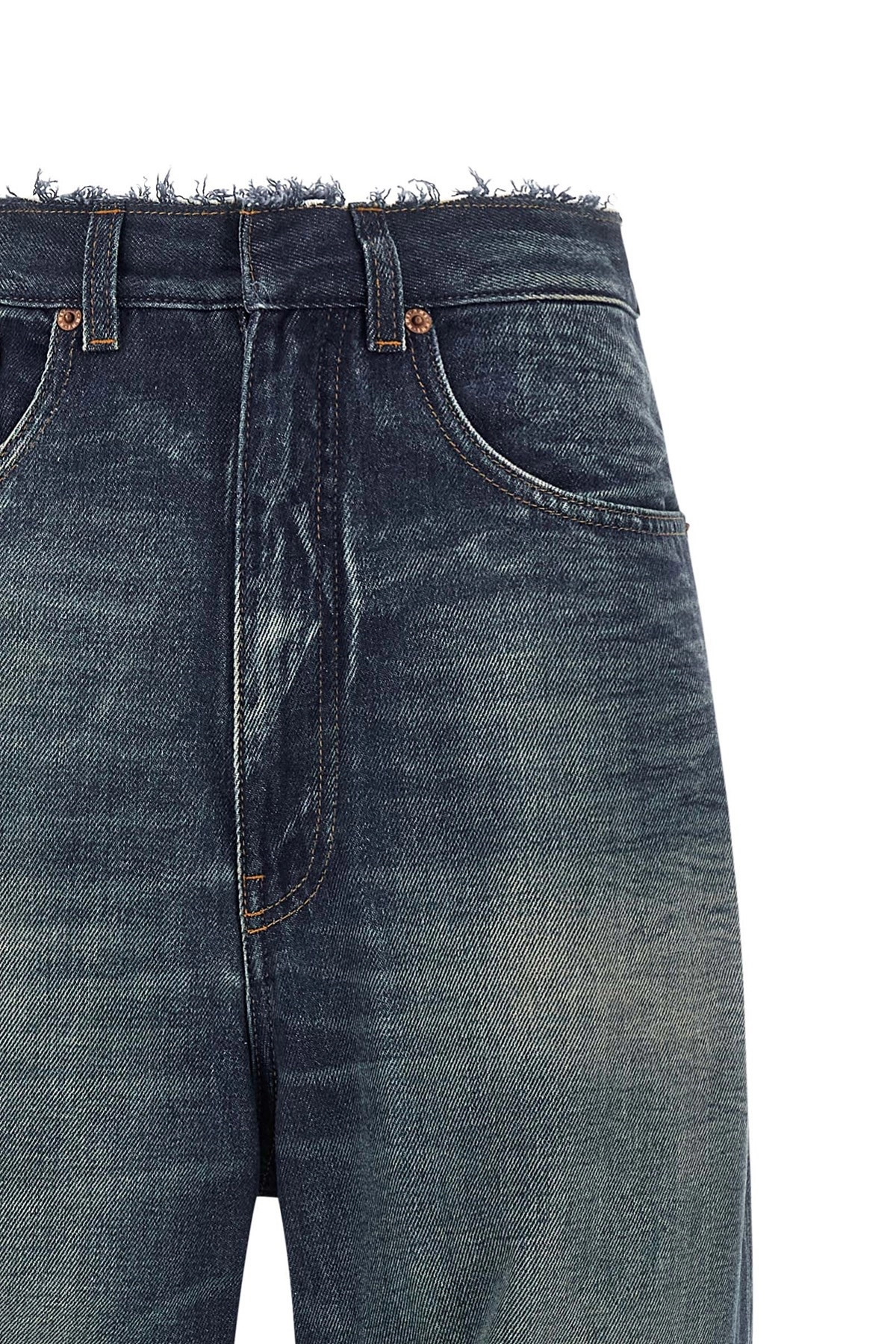 Raw cut band jeans - 4