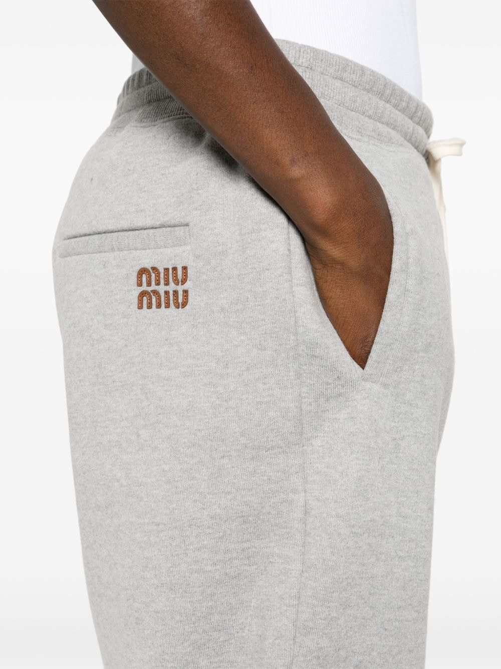 logo-patch track pants - 5