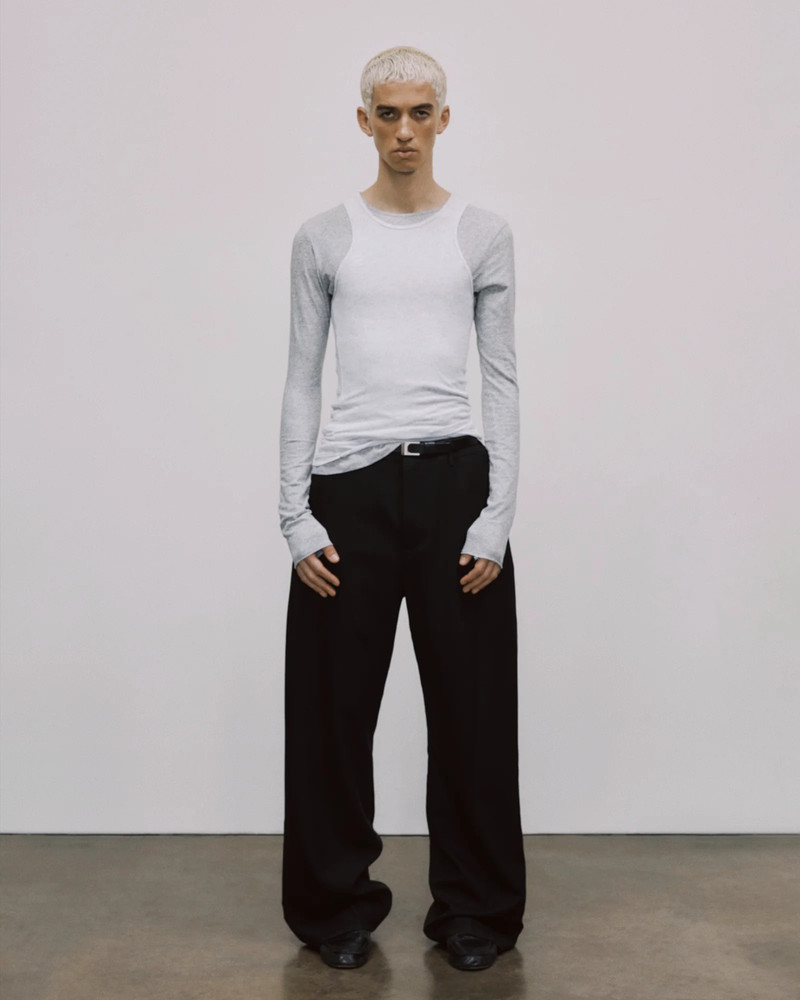 entire studios MUSCLE TANK TOP HEATHER GREY outlook