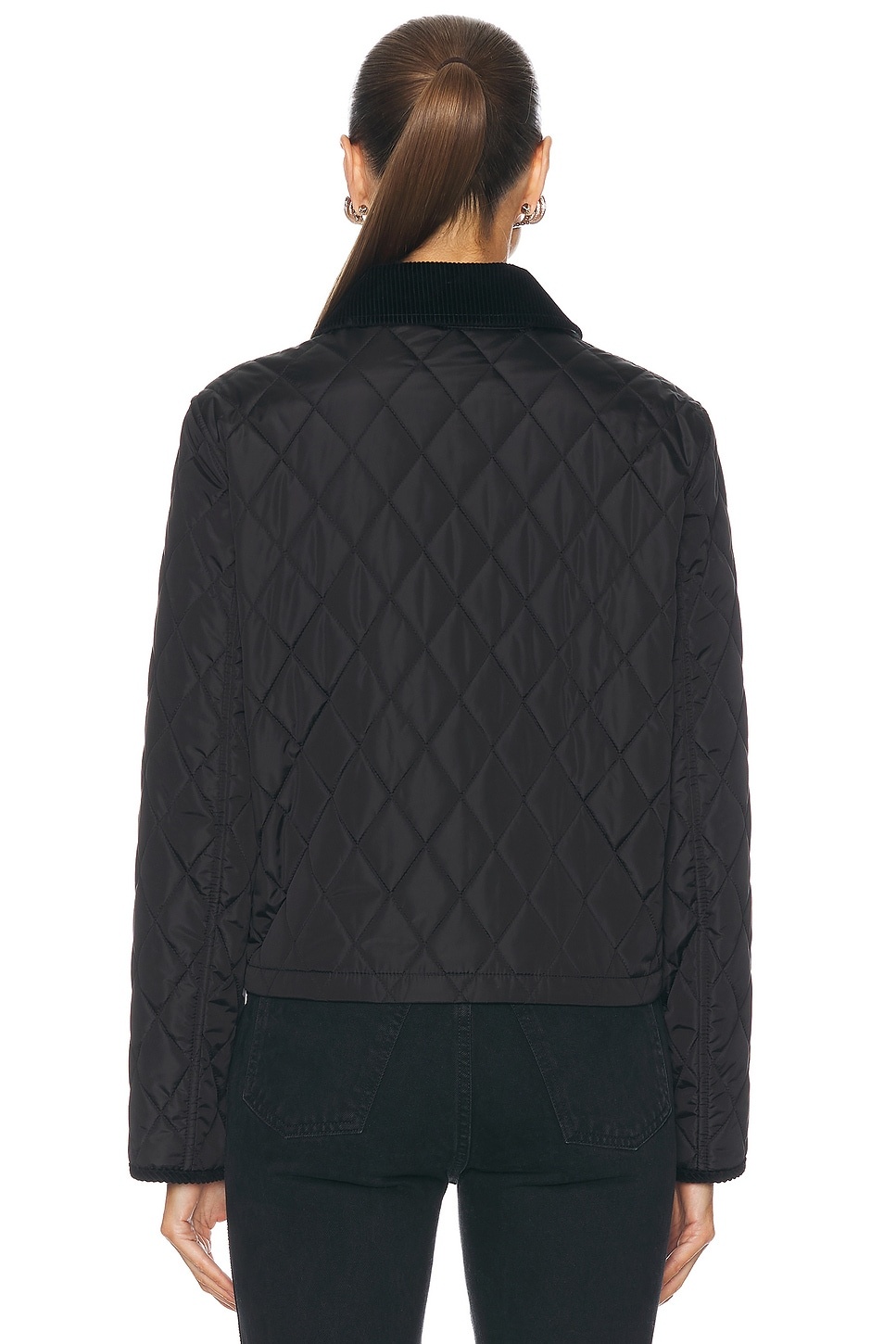 Cropped Quilted Jacket - 3