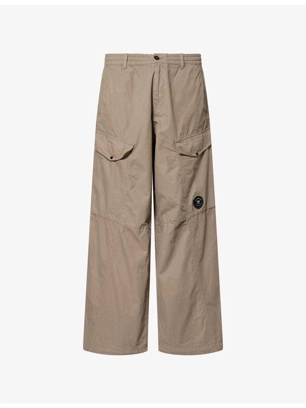 Microreps Boxy-Fit Cotton Trousers - 1