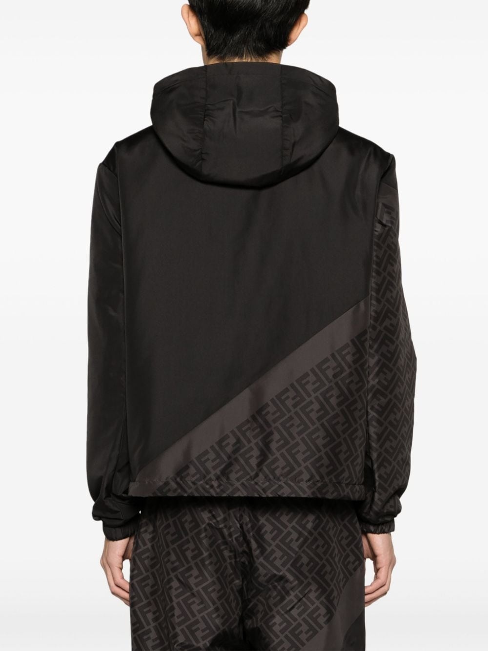 FF-print hooded windbreaker - 4