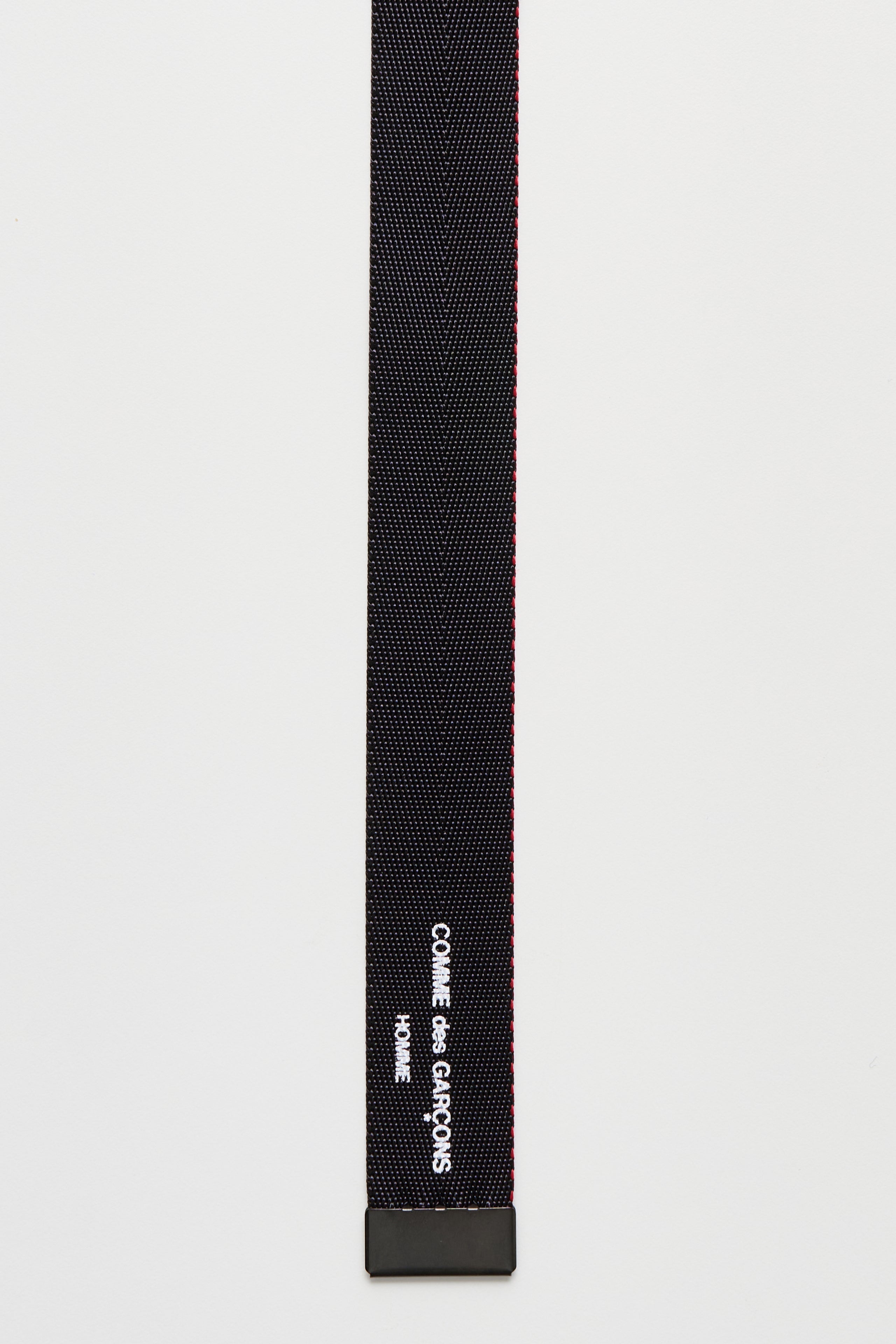 COMME DES GARÇONS HOMME LOGO BELT BLACK - 4