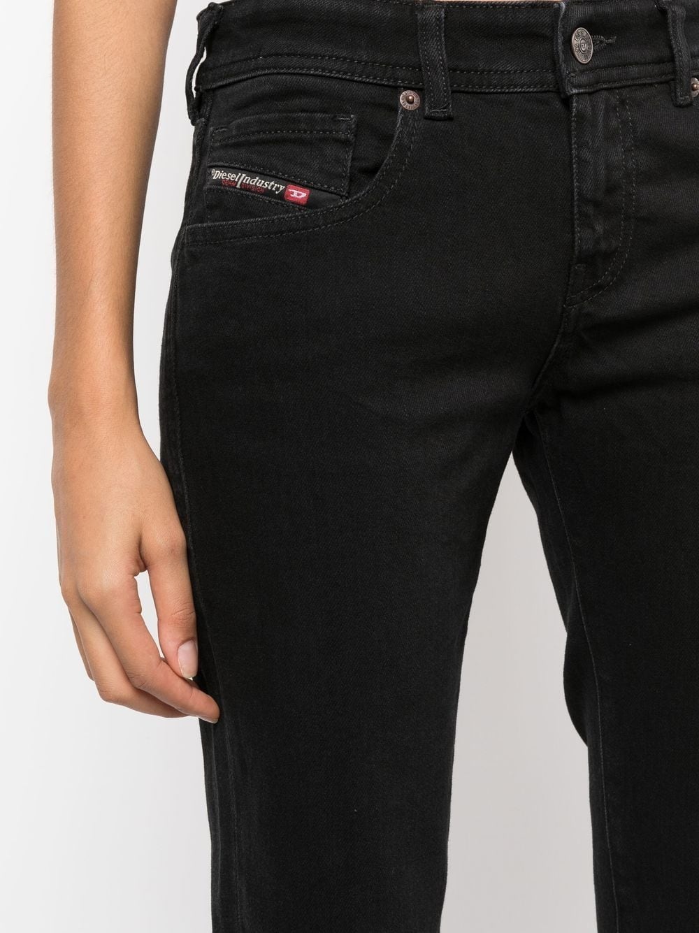 straight-leg low-rise jeans - 5