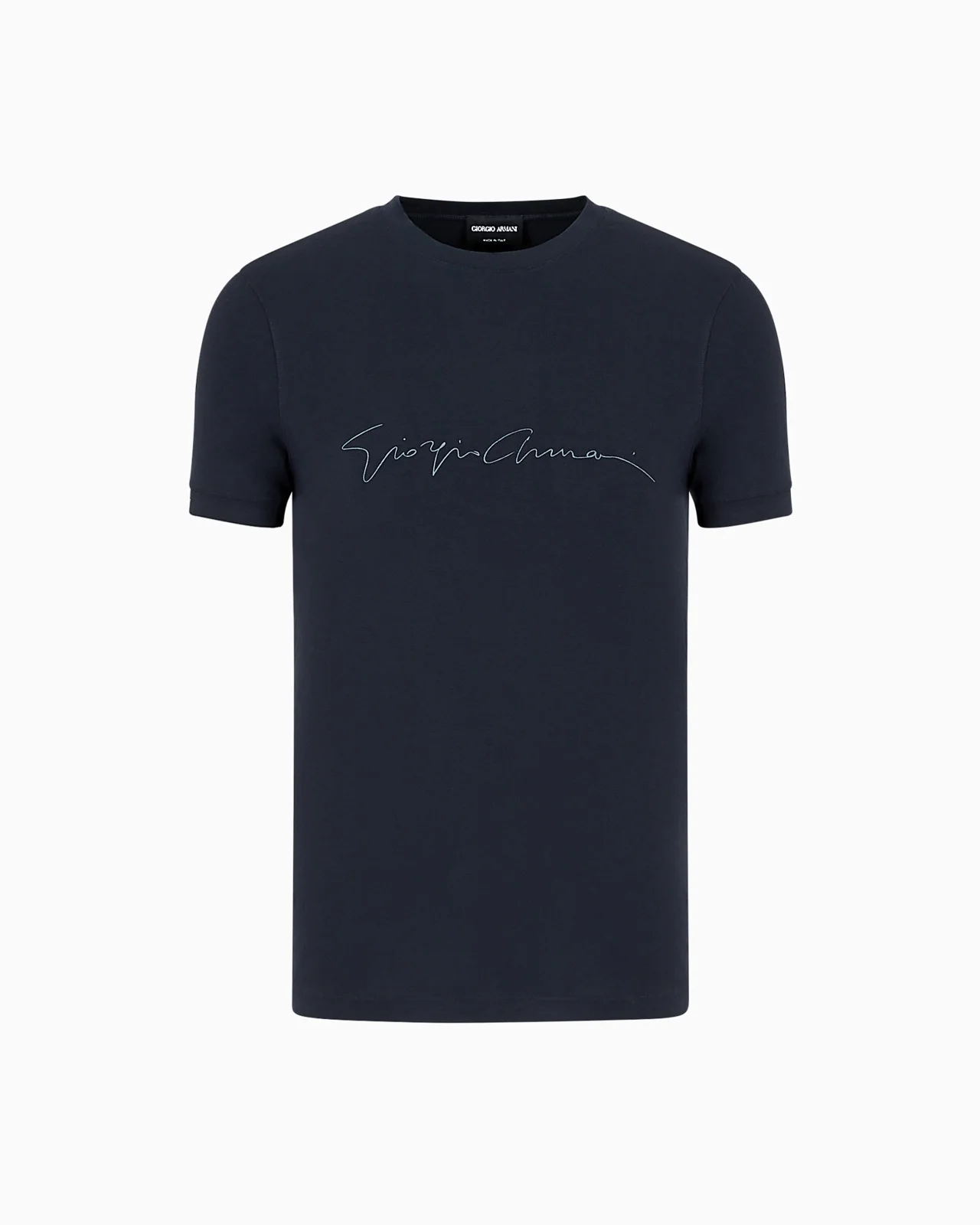 STRETCH BAMBOO-VISCOSE JERSEY T-SHIRT - 1