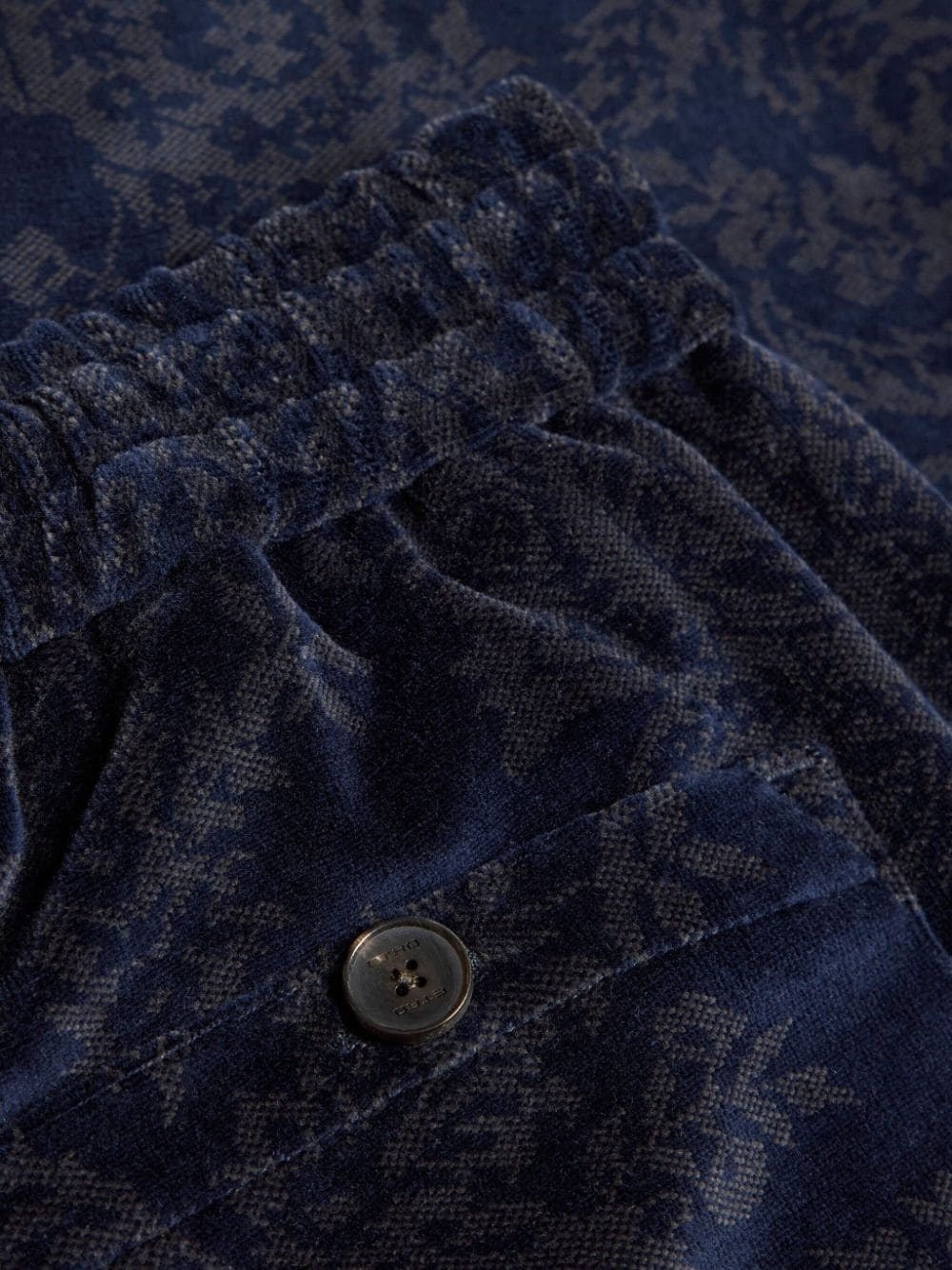 paisley-jacquard slim-cut trousers - 6