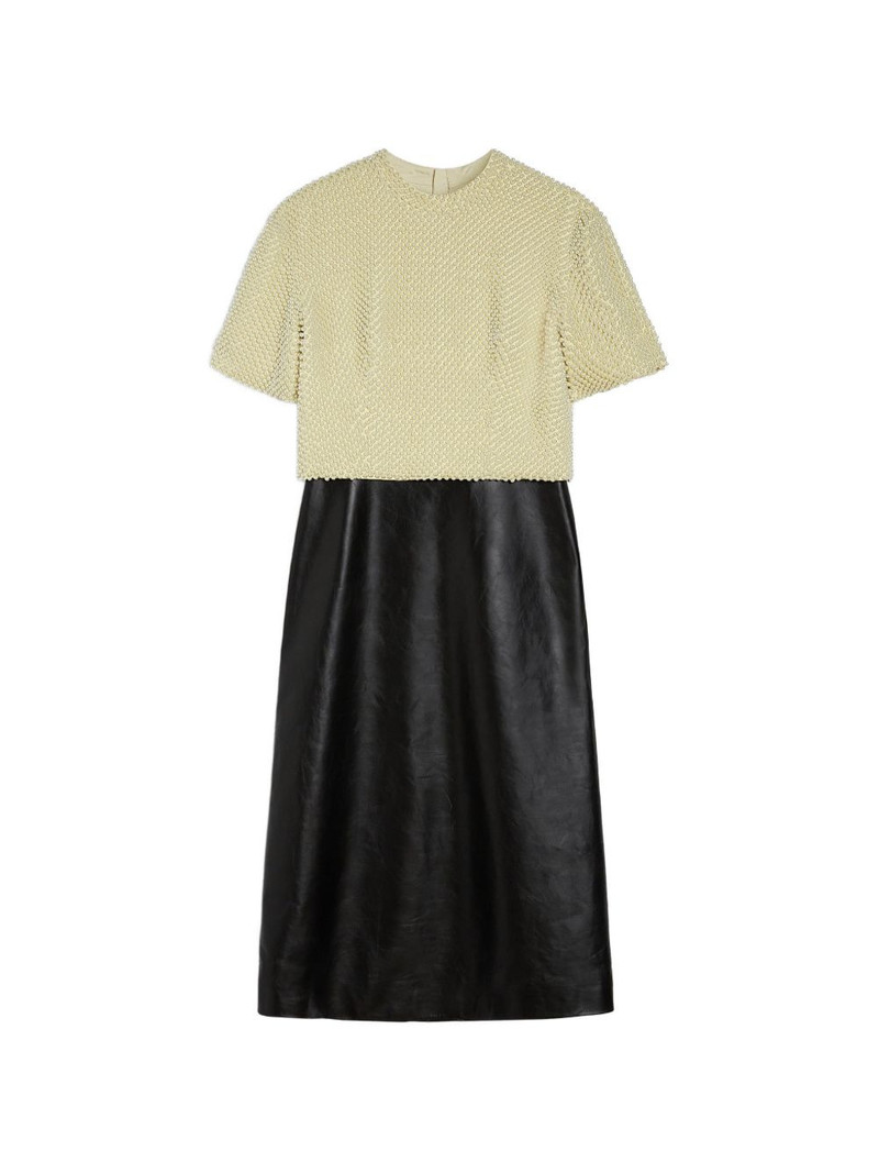 beaded short-sleeve dress 1