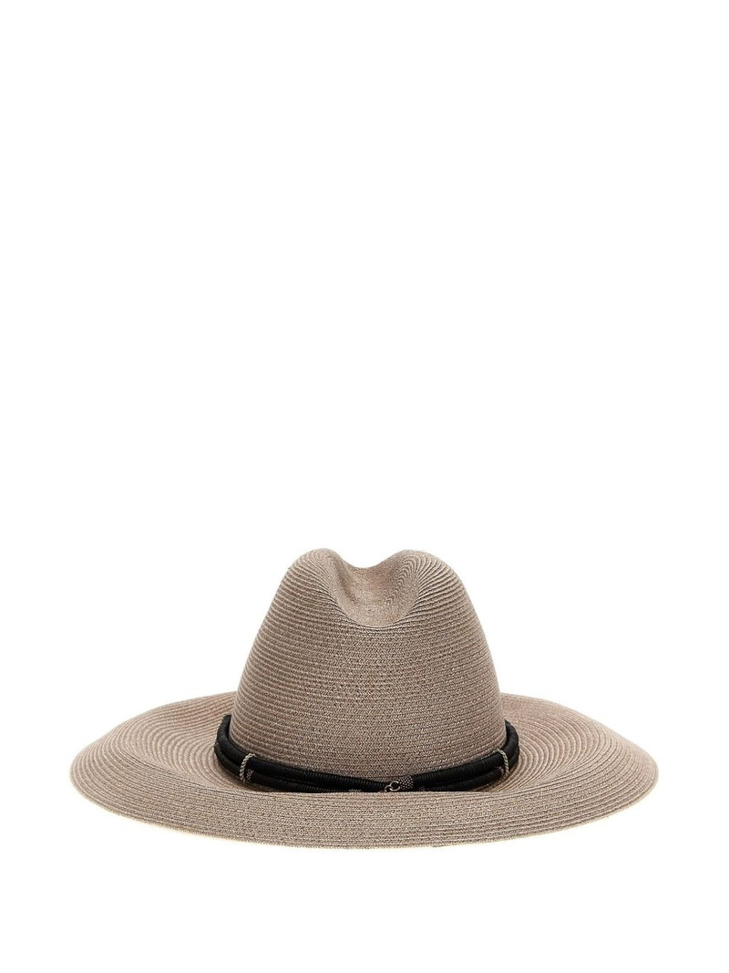 Brunello Cucinelli wide-brimmed straw hat outlook