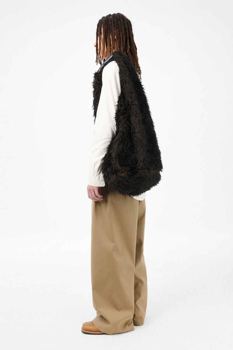 Drip Bag Ombre Brown Hairy Wool 3