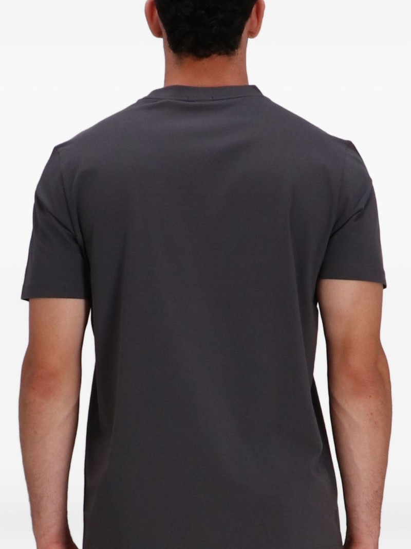 logo-embroidered cotton T-shirt 4