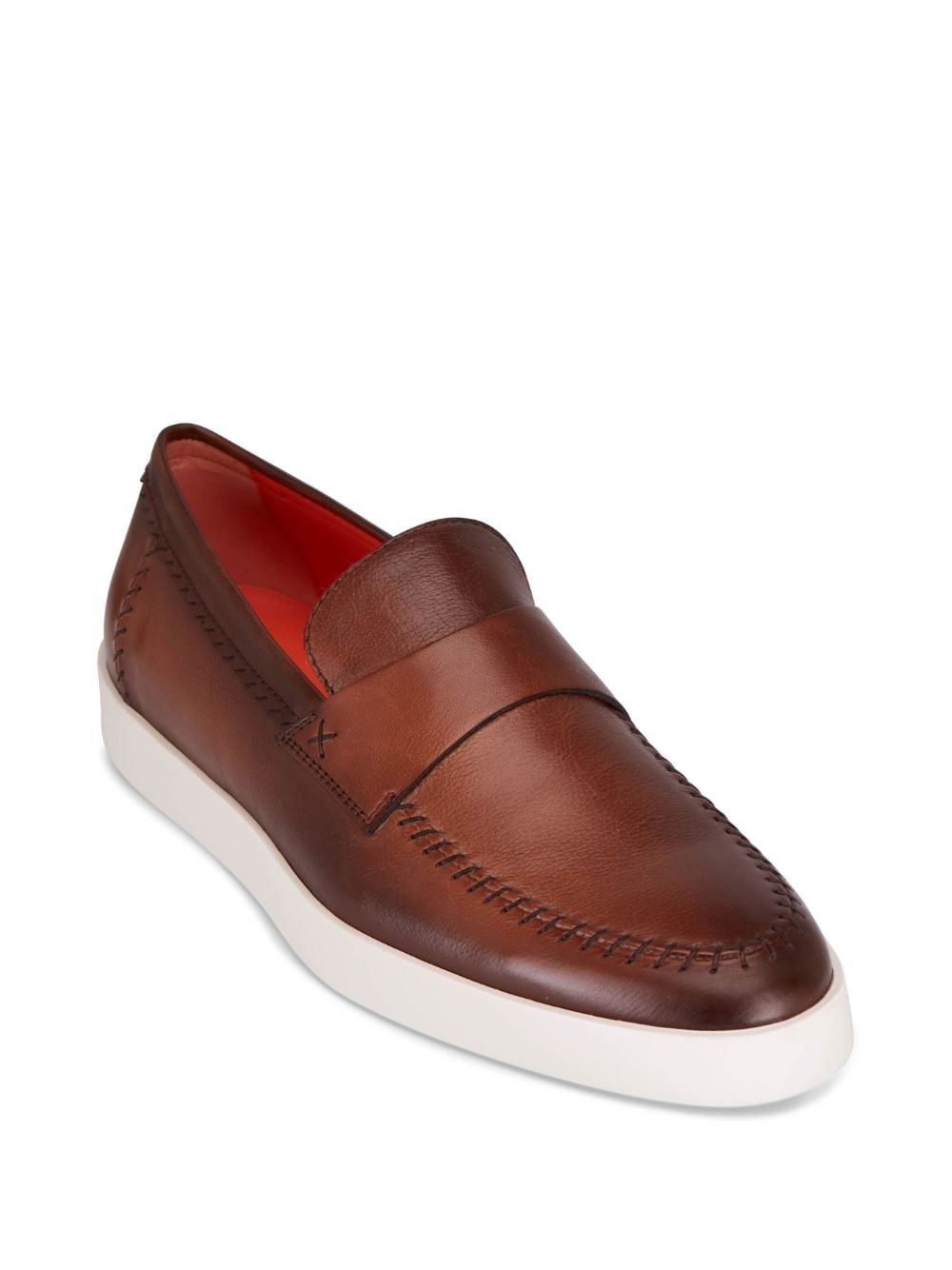 almond-toe loafers - 2