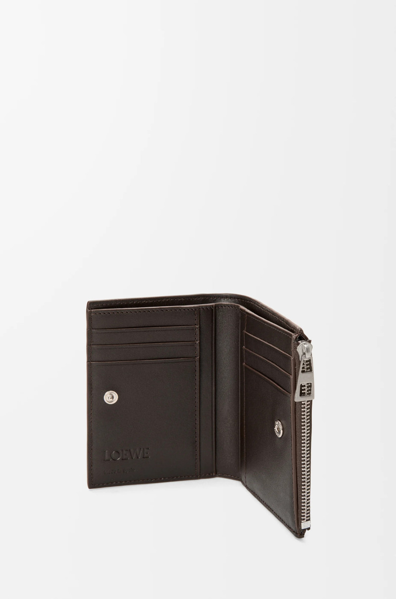 Panta slim compact wallet in shiny calfskin 3