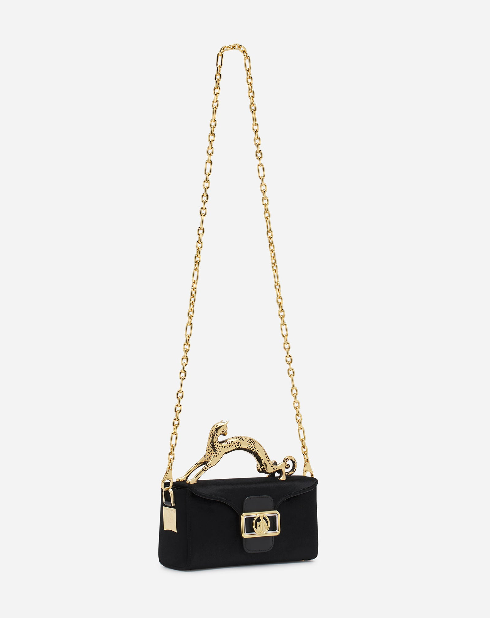 NANO PENCIL CAT BAG IN VELVET - 4