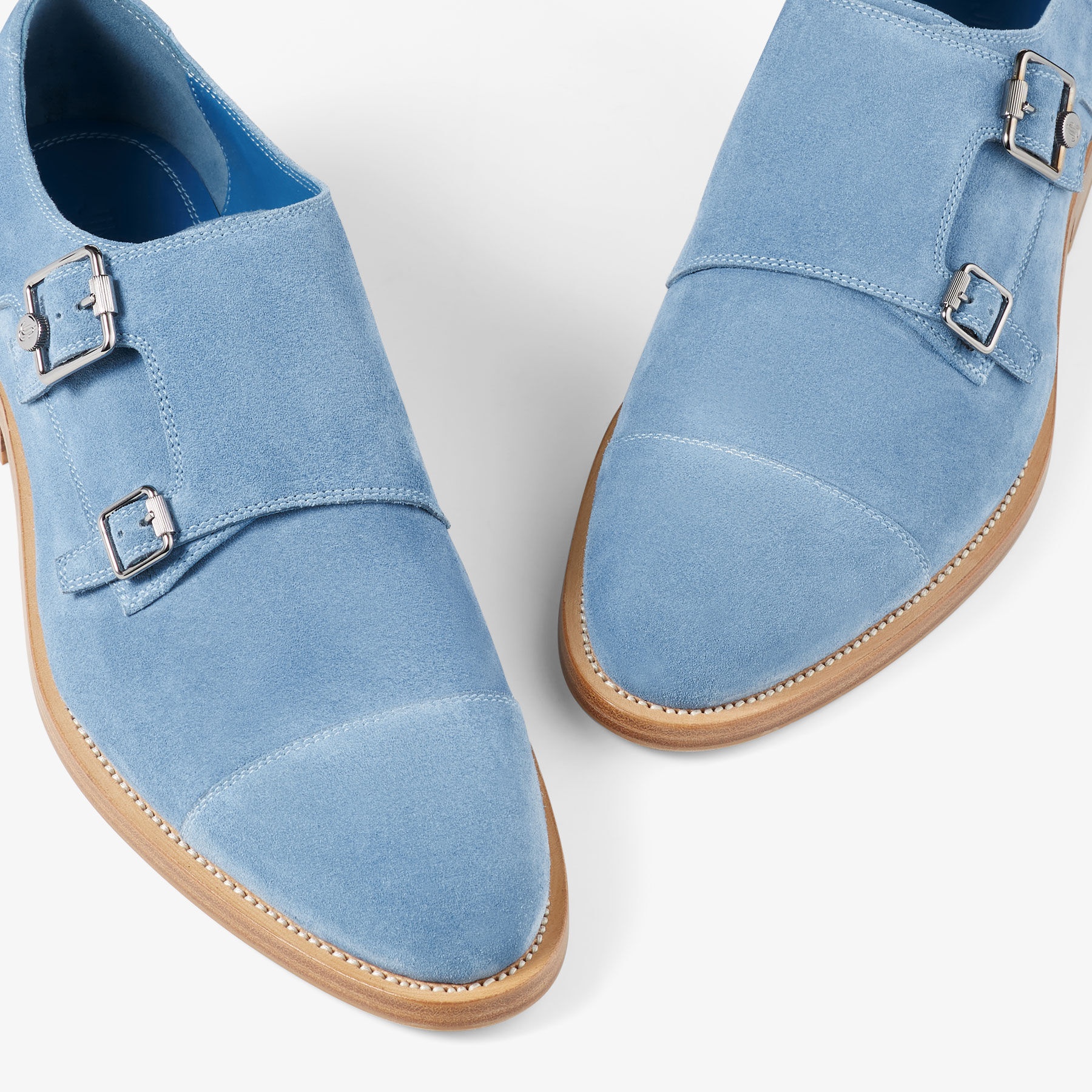 Finnion Monkstrap
Denim Velvet Suede Monk Strap Shoes - 3