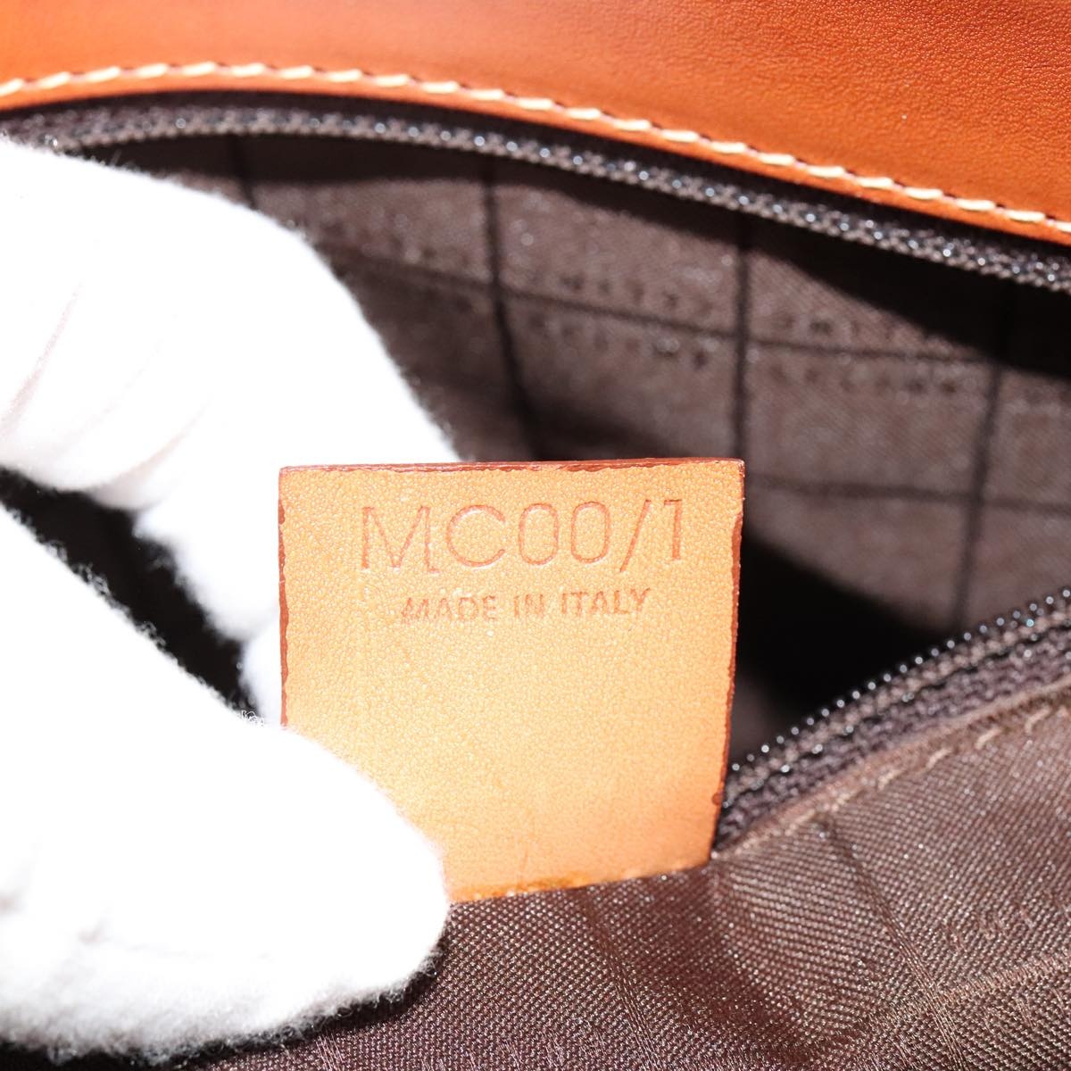 CELINE Macadam Canvas Tote Bag Pvc Brown Gold - 12