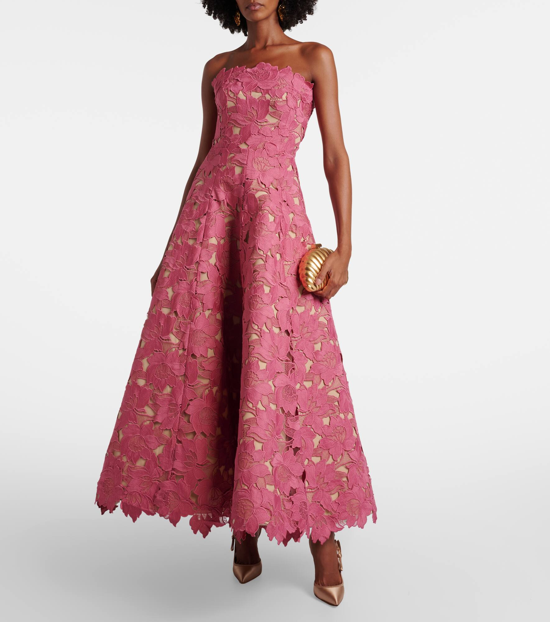 Guipure lace gown - 2