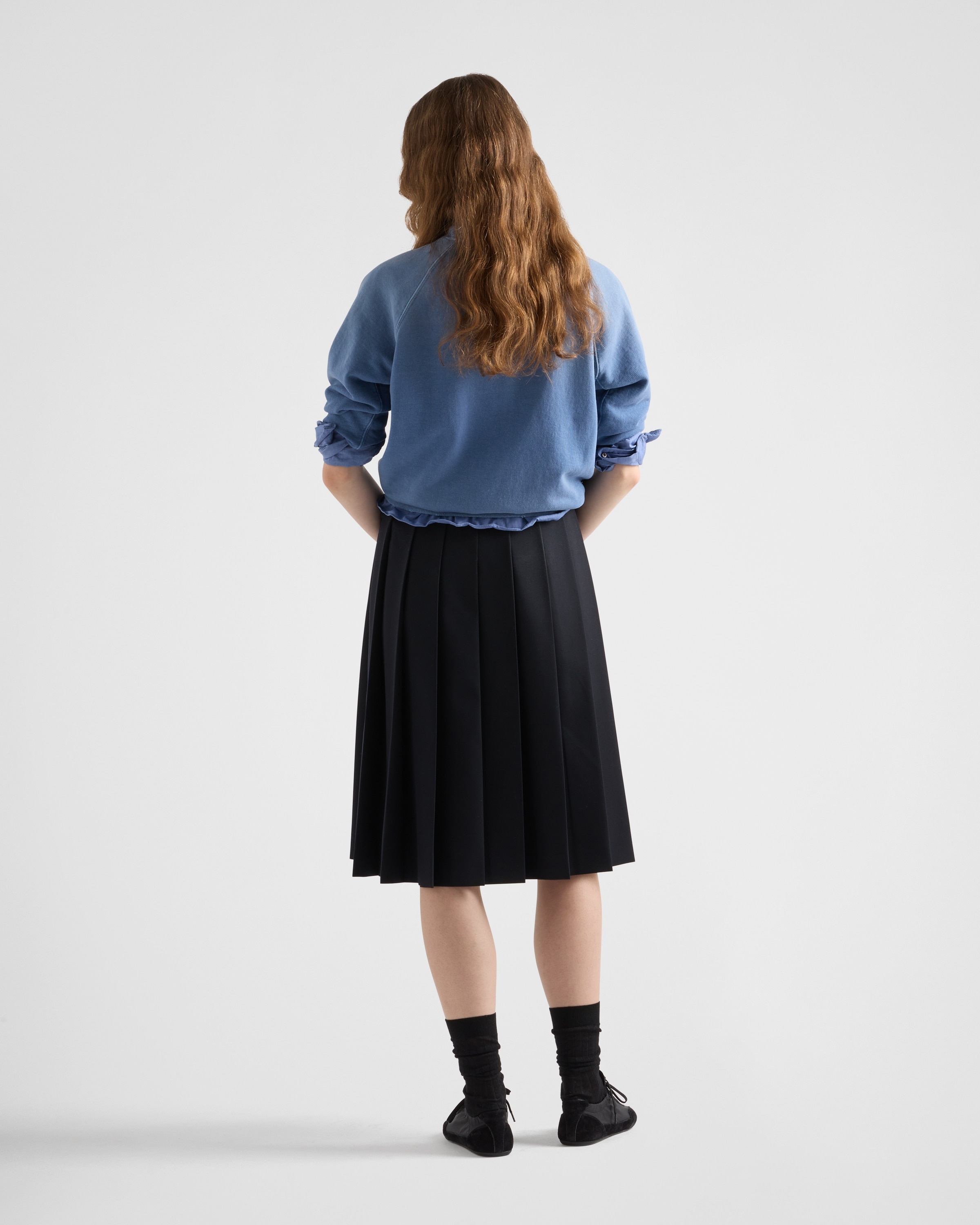 Cotton crew-neck sweatshirt - 5