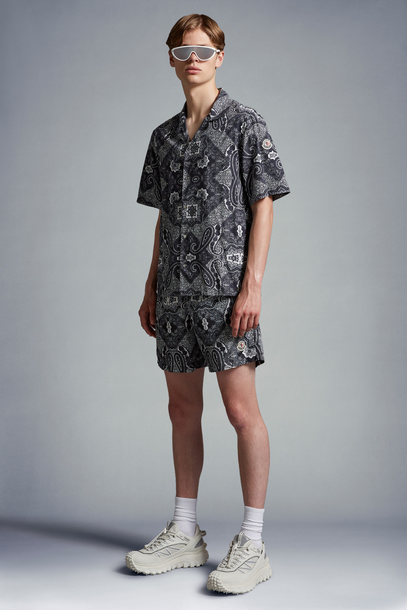 Bandana Print Swim Shorts - 1
