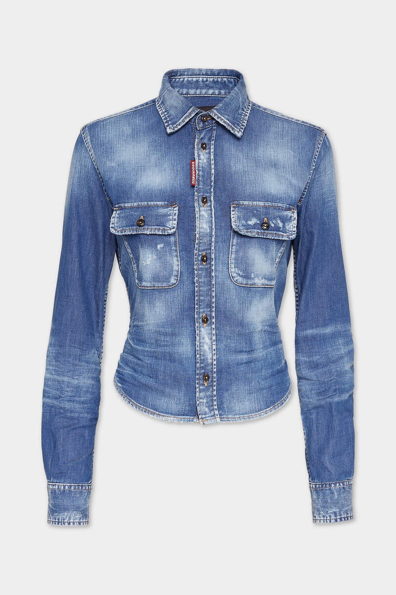 DEAN DENIM MINI SHIRT 1