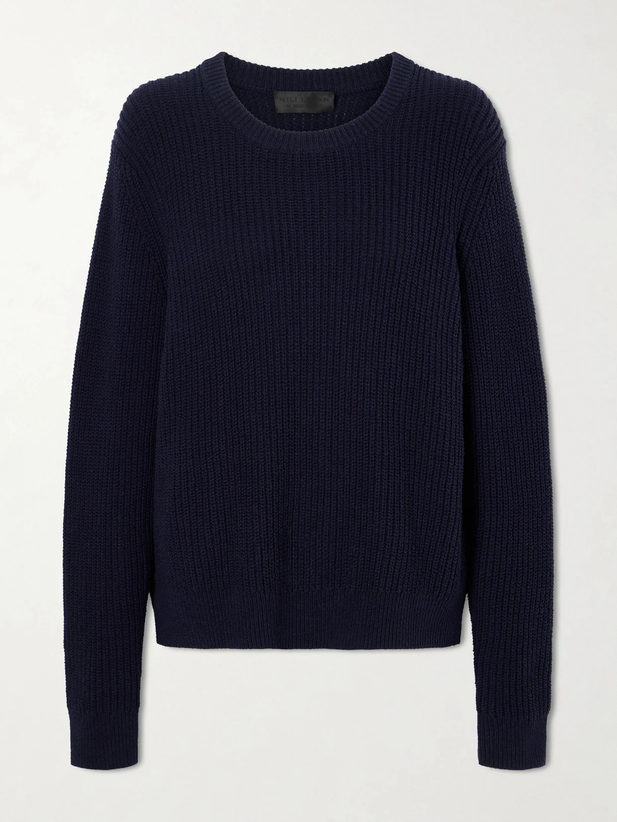 Tarik Cotton And Silk-blend Sweatshirt - 1