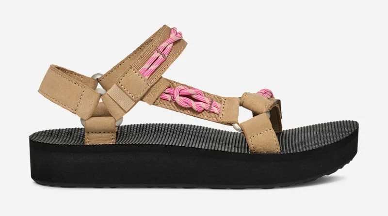 Women's Midform Universal Knotted Sandal in Tan - 1
