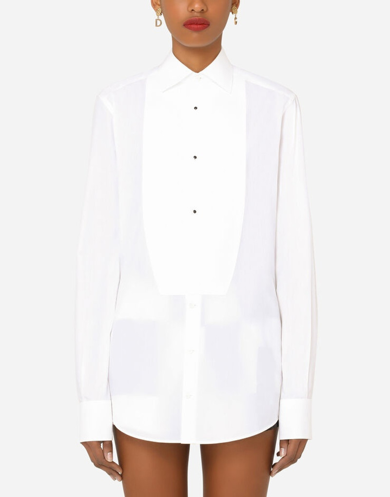 Poplin tuxedo shirt 2
