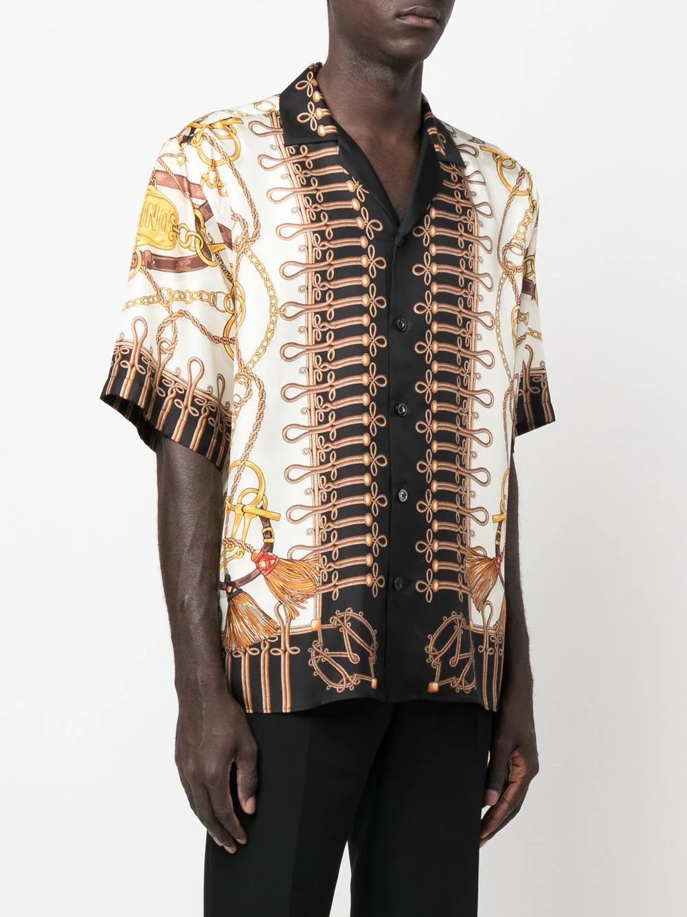 baroque-print short-sleeve shirt - 3