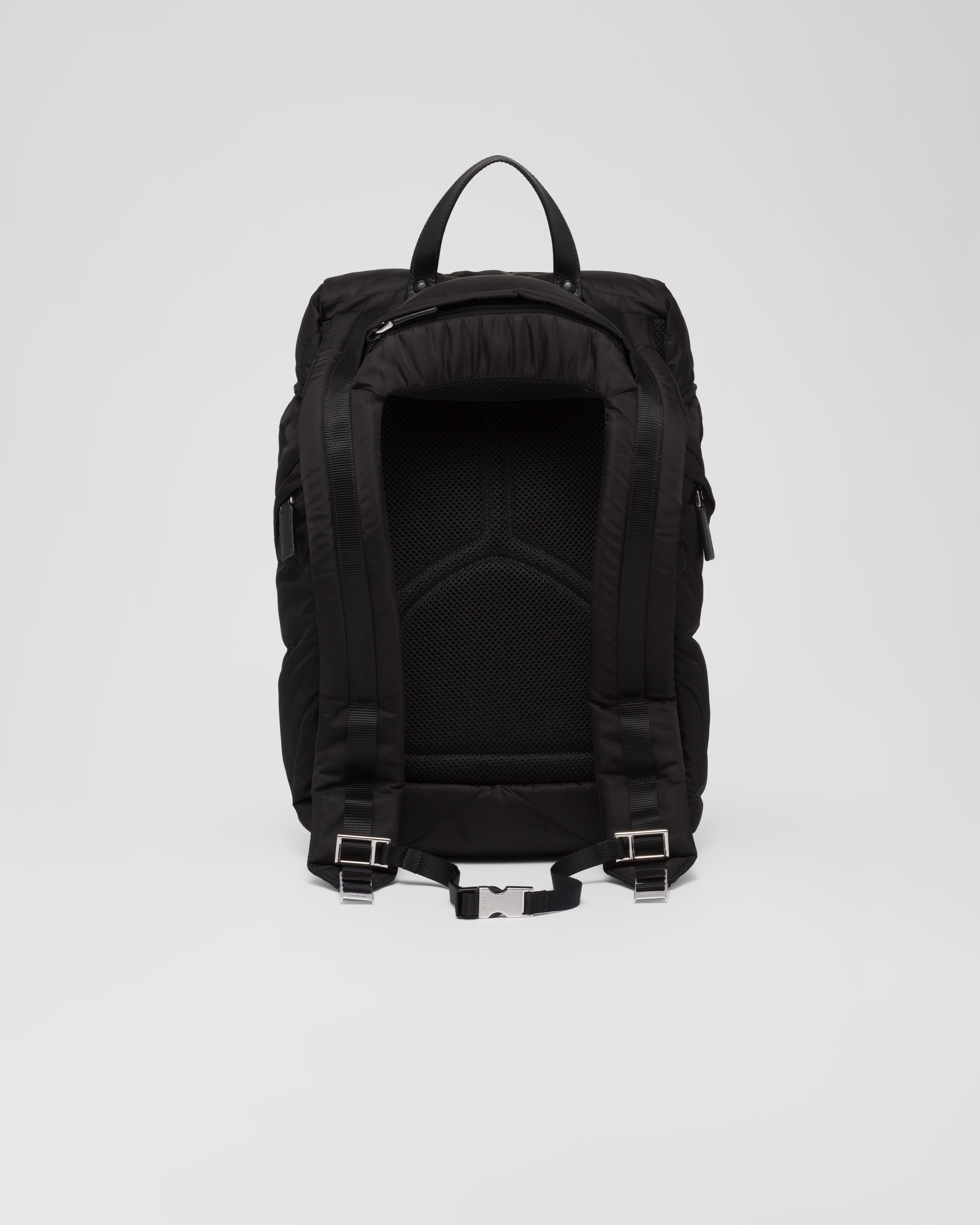 Re-Nylon padded backpack with hood - 3