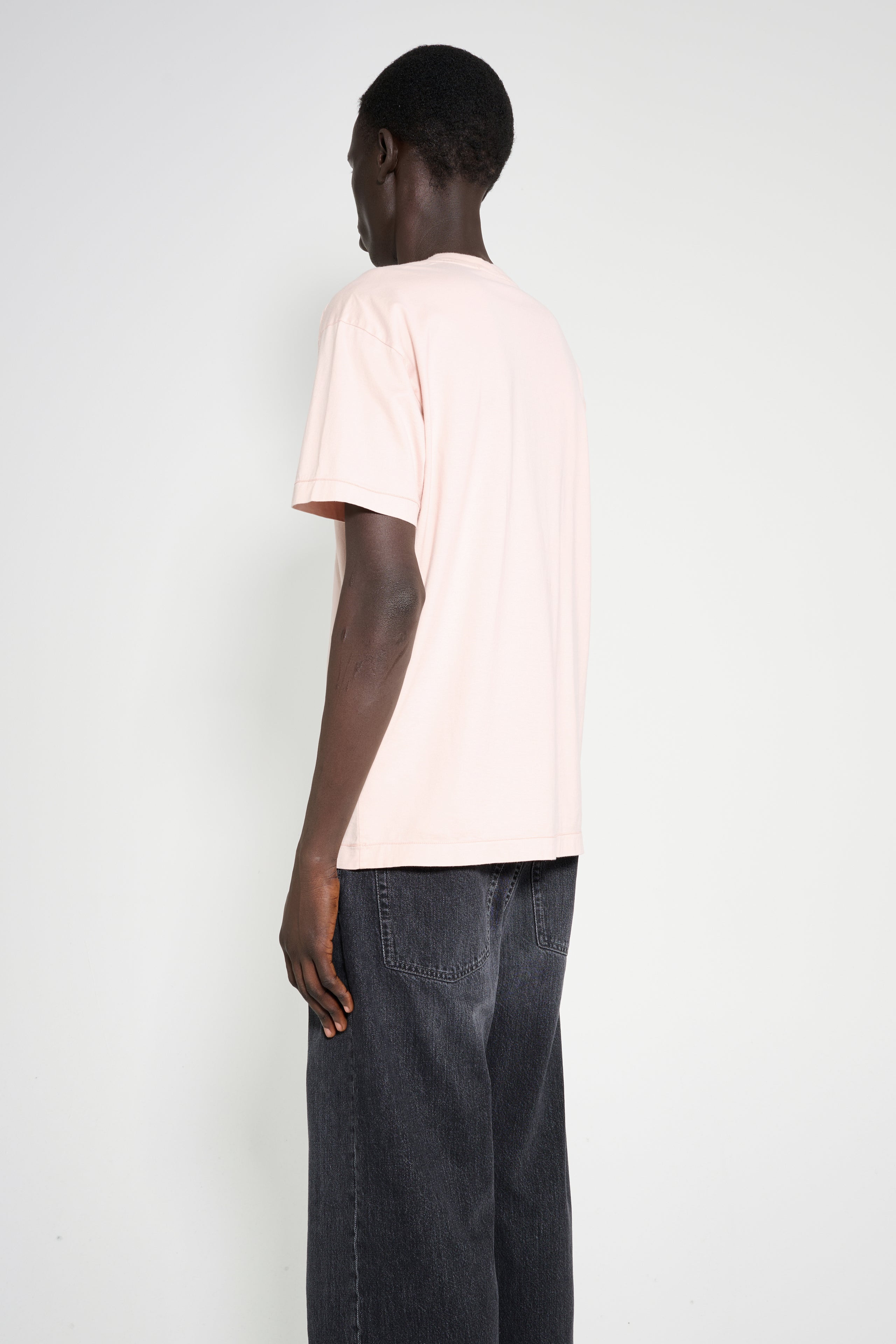 STONE ISLAND T-SHIRT ANTIQUE ROSE - 4