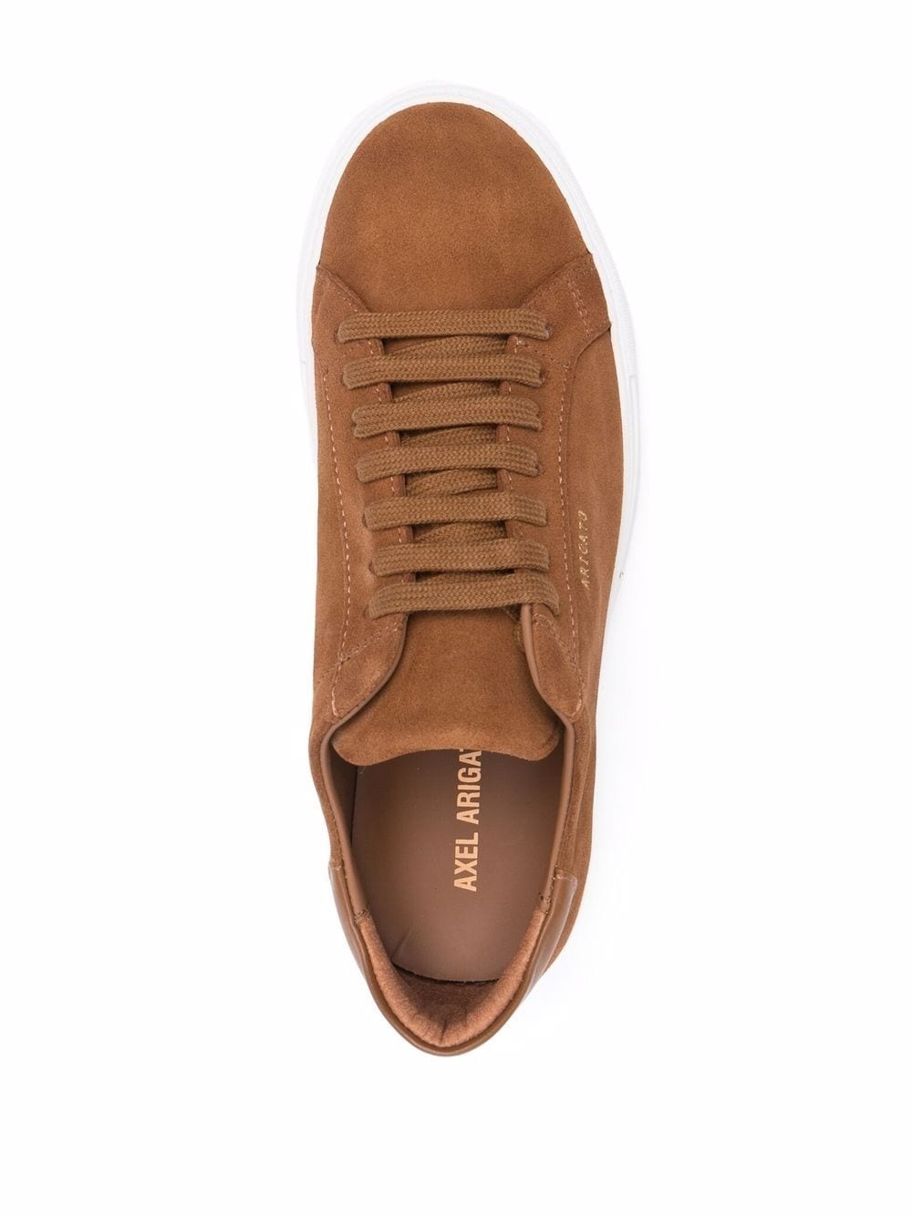 low-top suede sneakers - 4