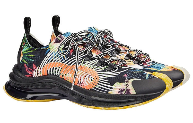 Gucci Run Sneaker 'Floral  Black' 698547-UZJ10-8560 - 2