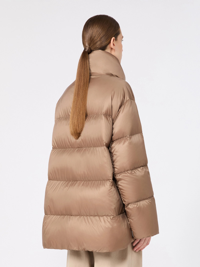 ADORATO Roomy puffer jacket in water-repellent plain-weave fabric - CAMEL 4