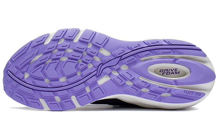 (WMNS) Li-Ning Daily Running Clouds Running Shoes 'Black Purple' ARSS014-1 - 5