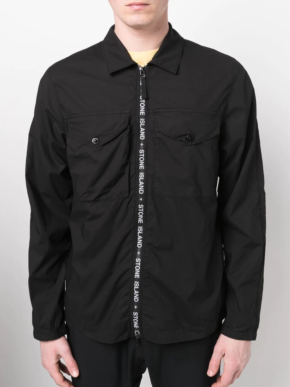 zip-up shirt jacket - 5