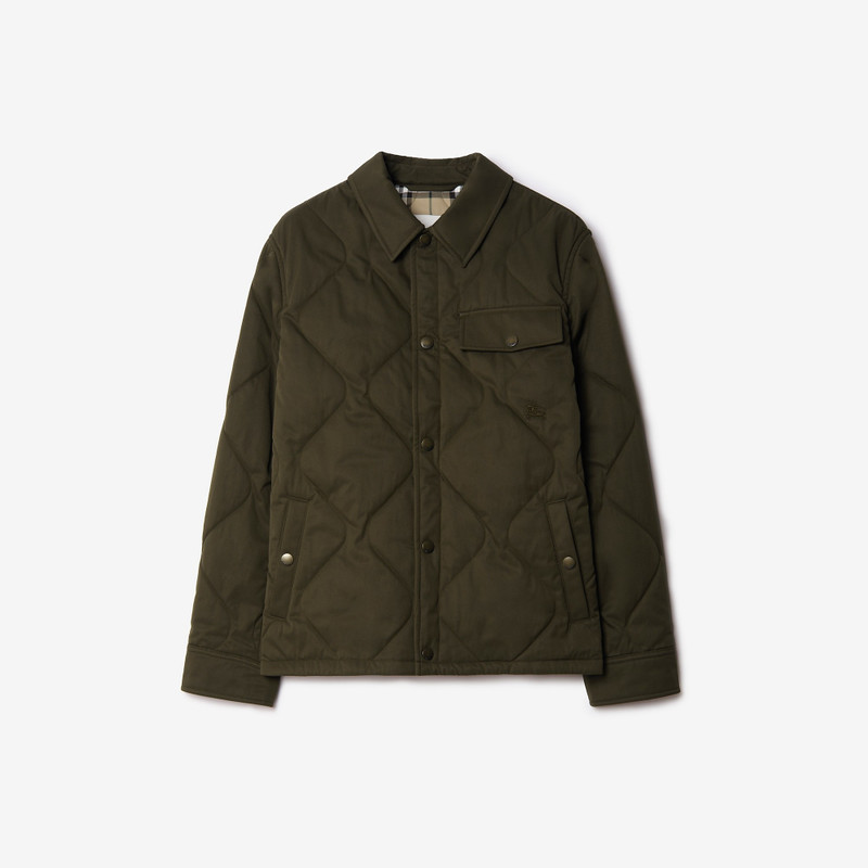 Gabardine Padded Overshirt 1