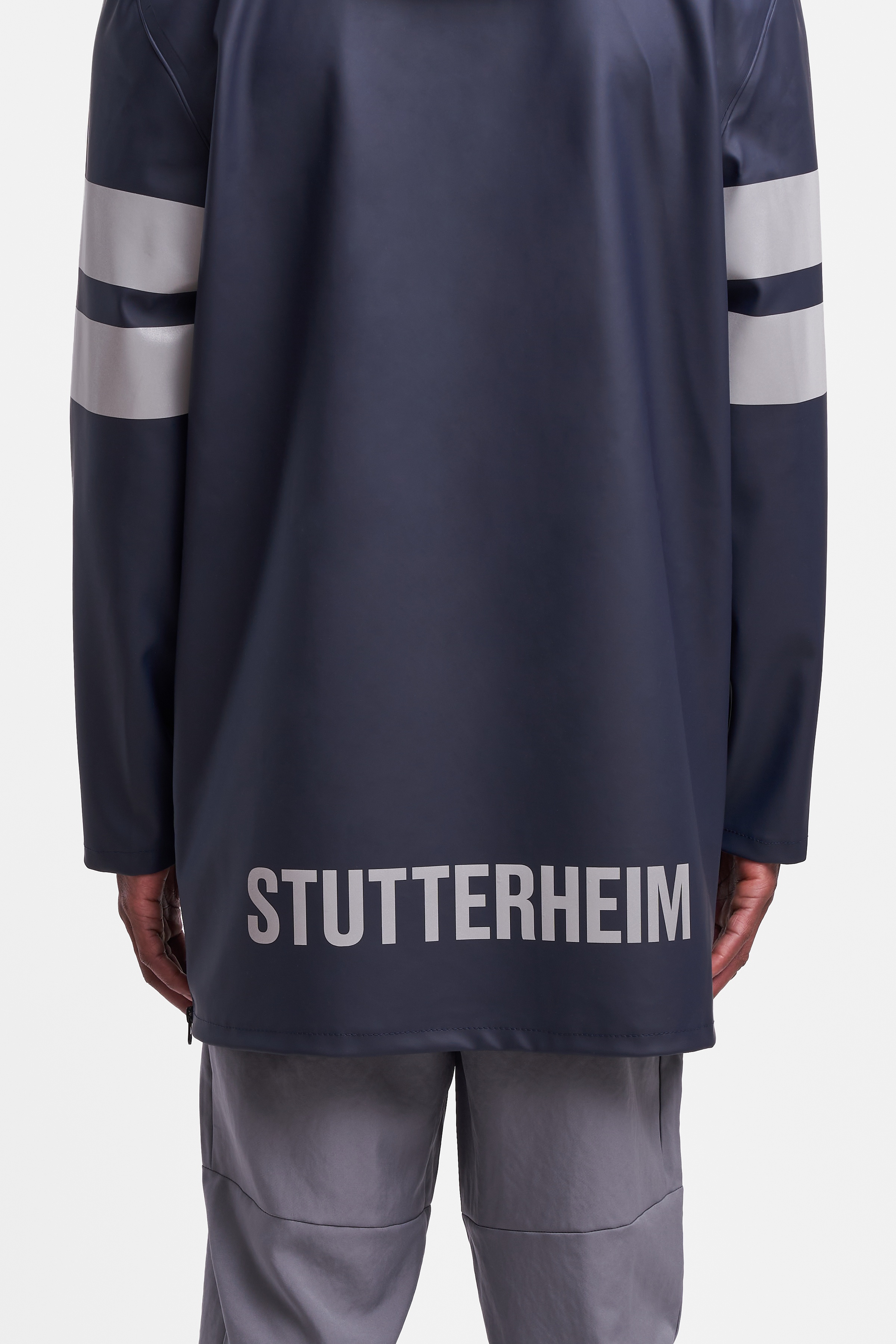 Stockholm Bike Raincoat Navy - 10