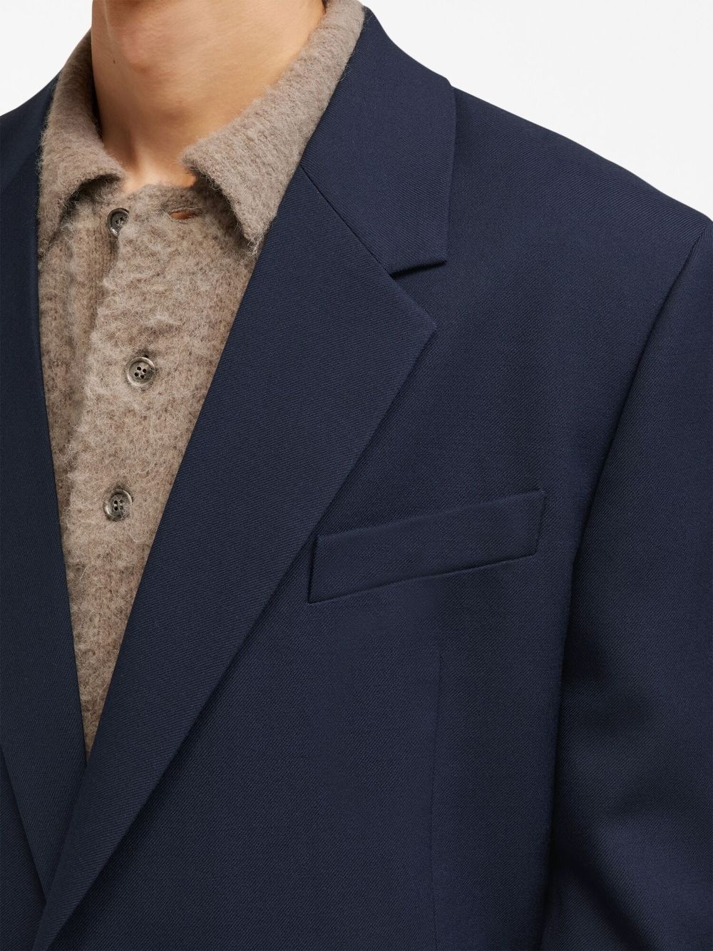 single-breasted blazer - 6