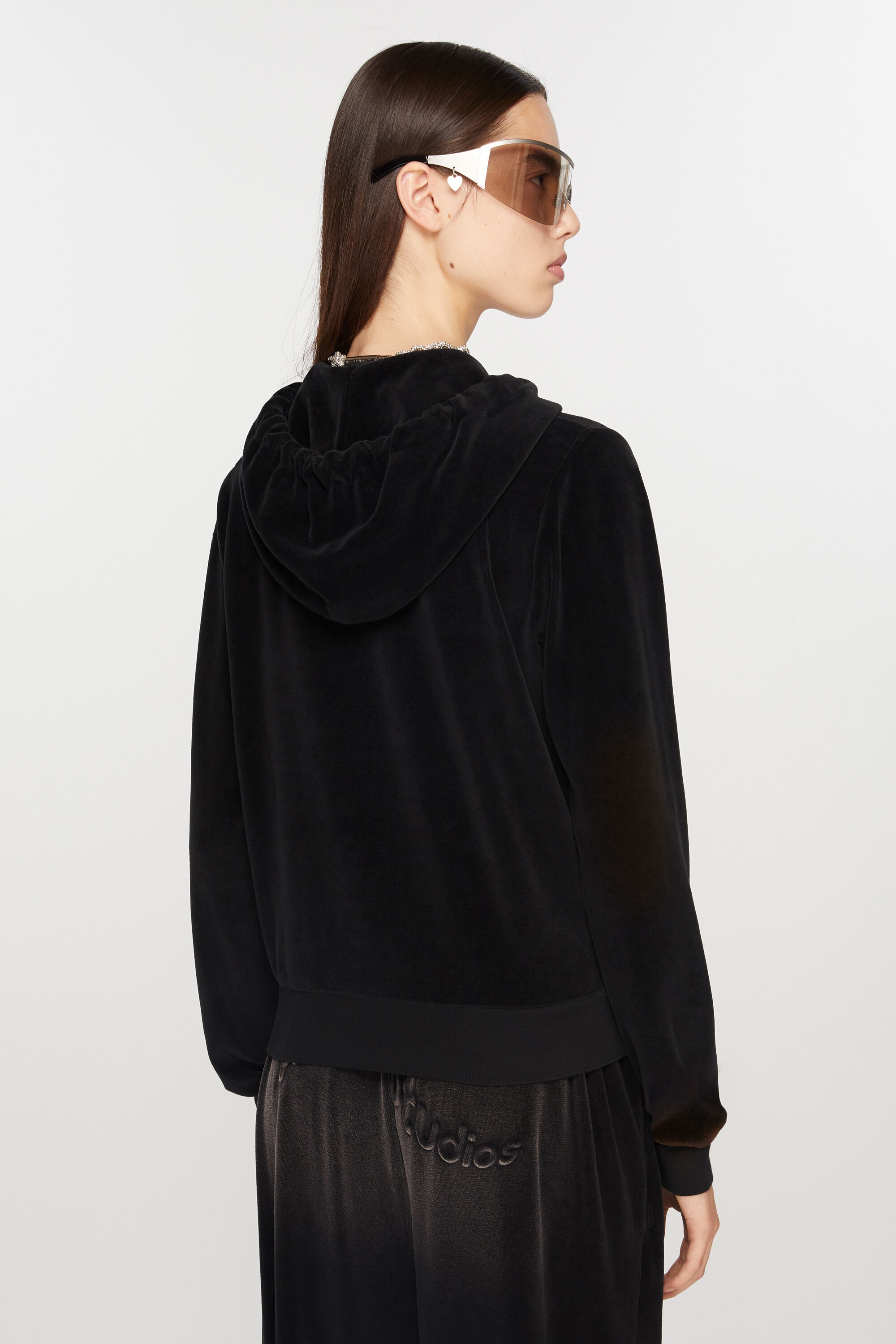 Hooded sweater - Fitted fit - Black - 3