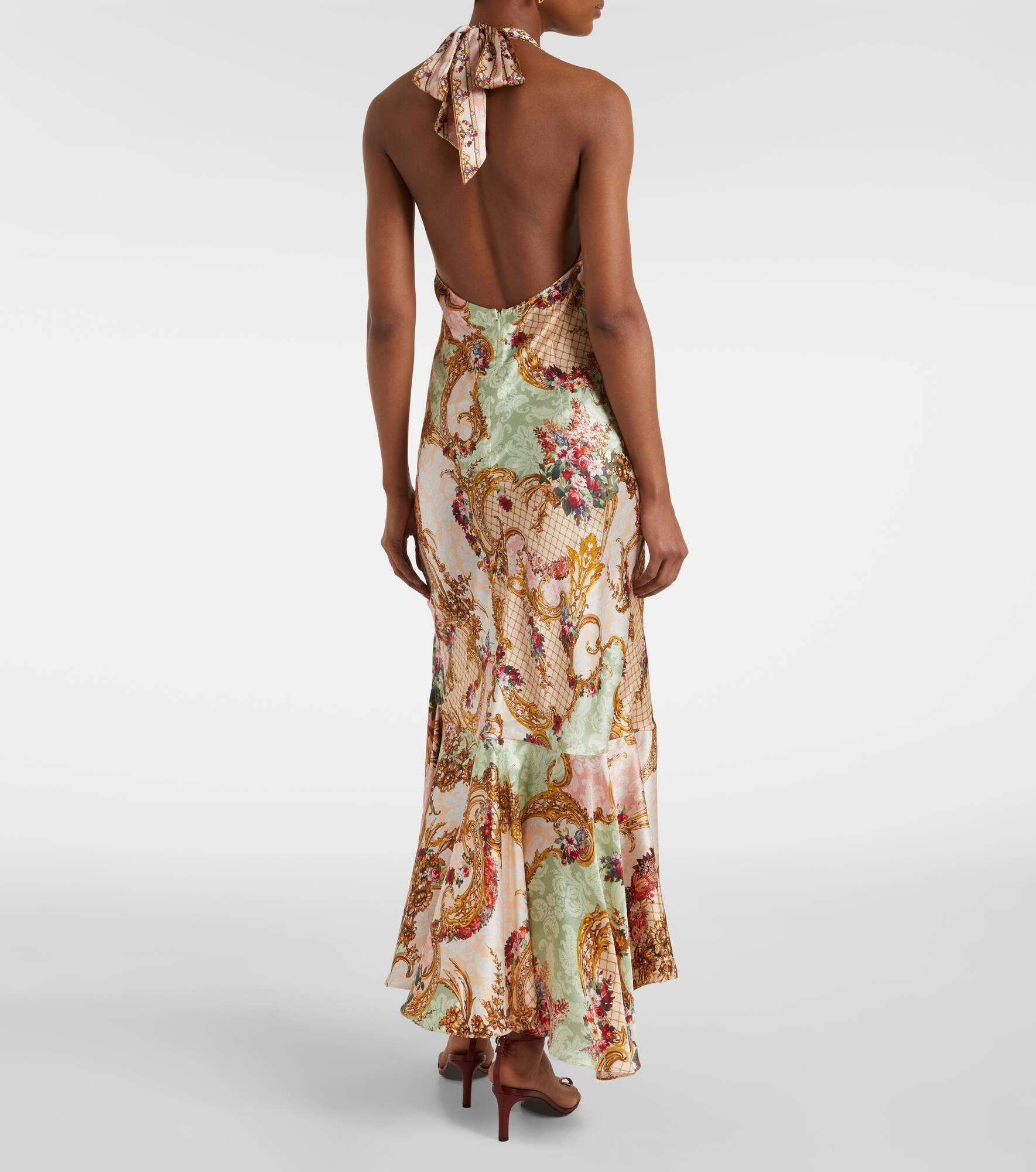 Queens Quarters silk maxi dress - 3