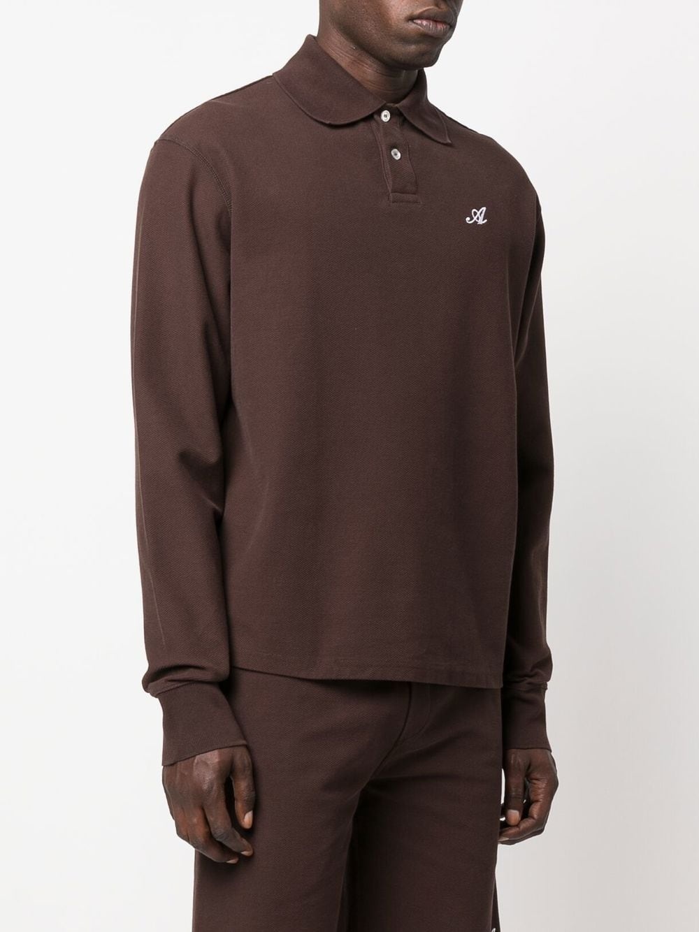 long-sleeved polo shirt - 3