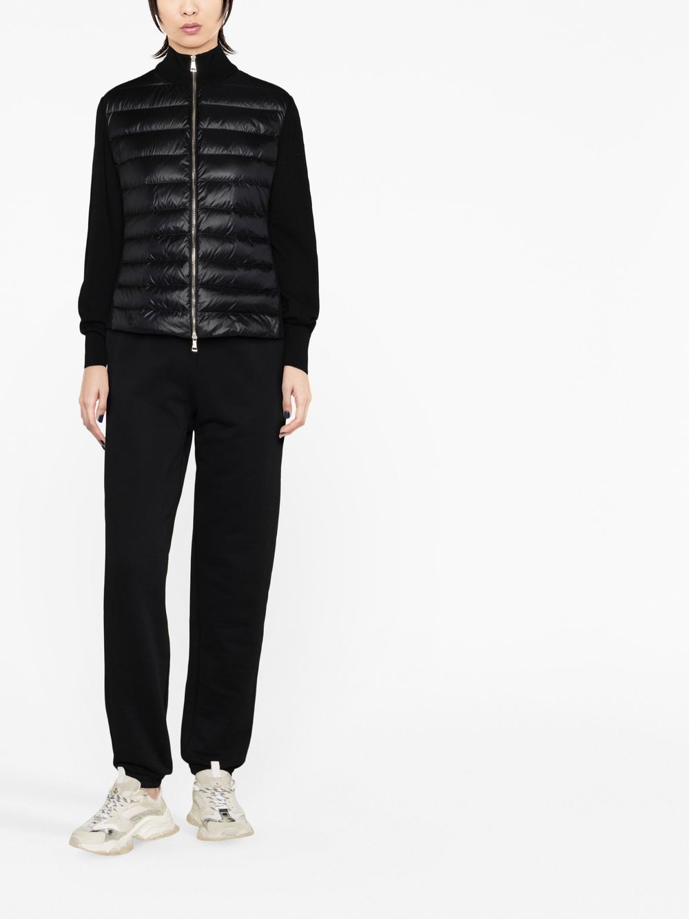 quilted padded cardigan - 2